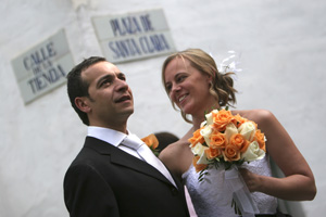 Bride and groom - Kirsten & Shaun