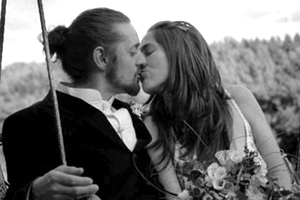 Bride and groom - Trish & Alex